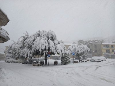 Ollolai sotto la neve
