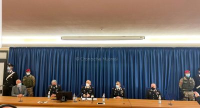 La conferenza stampa sull'arresto di Graziano Mesina