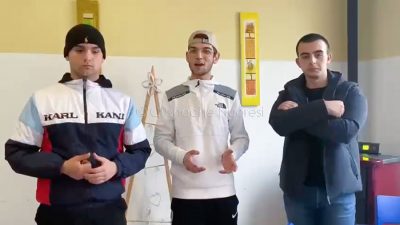La delegazione degli studenti del Satta