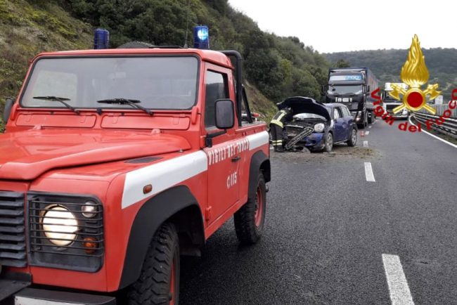 La scena dell'incidente