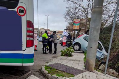 La scena dell'incidente