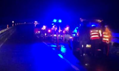 La scena dell'incidente sulla 131 DCN