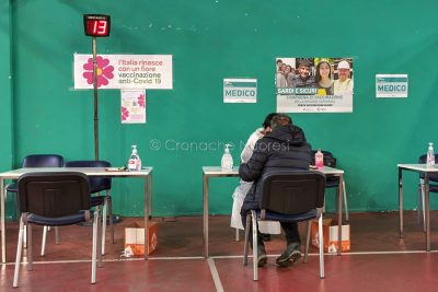 Nuoro, campagna vaccinale anti Covid (foto S.Novellu)
