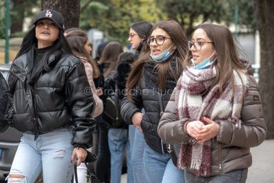 Protesta studentesca al Liceo Satta di Nuoro (foto S.Novellu)
