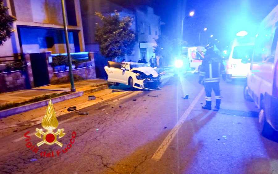 Frontale a Senorbì: un morto e cinque feriti