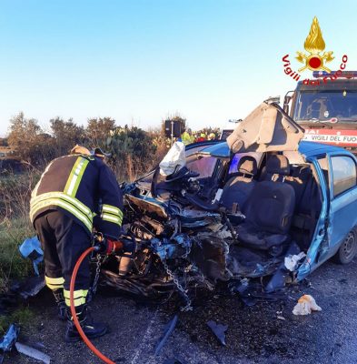La scena dell'incidente