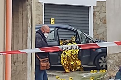 La scena dell'omicidio di Oliena