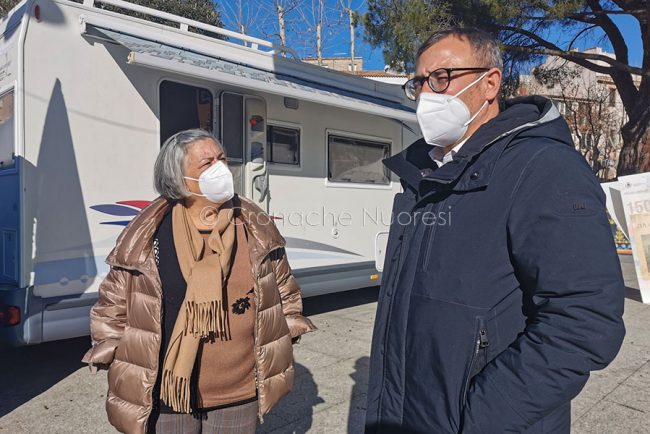 Sopralluogo del neo direttore della ASL di Nuoro al presidio di Vivere a Colori (foto S.Meloni)