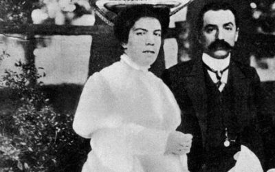 Grazia Deledda e il marito Palmiro Madesani