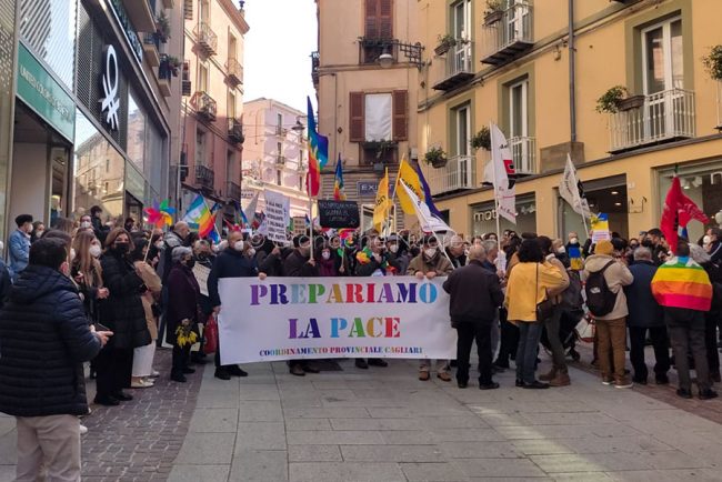 Cagliari. Marcia per la pace in Ucraina