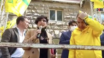 Desirè Manca sul palco di Coldiretti