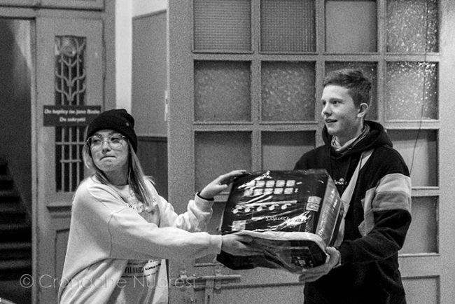 Consegna dei medicinali a Przemyśl, in Polonia (foto S.Novellu)