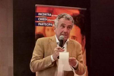 Fabrizio Barca a Nuoro (foto S.Meloni)