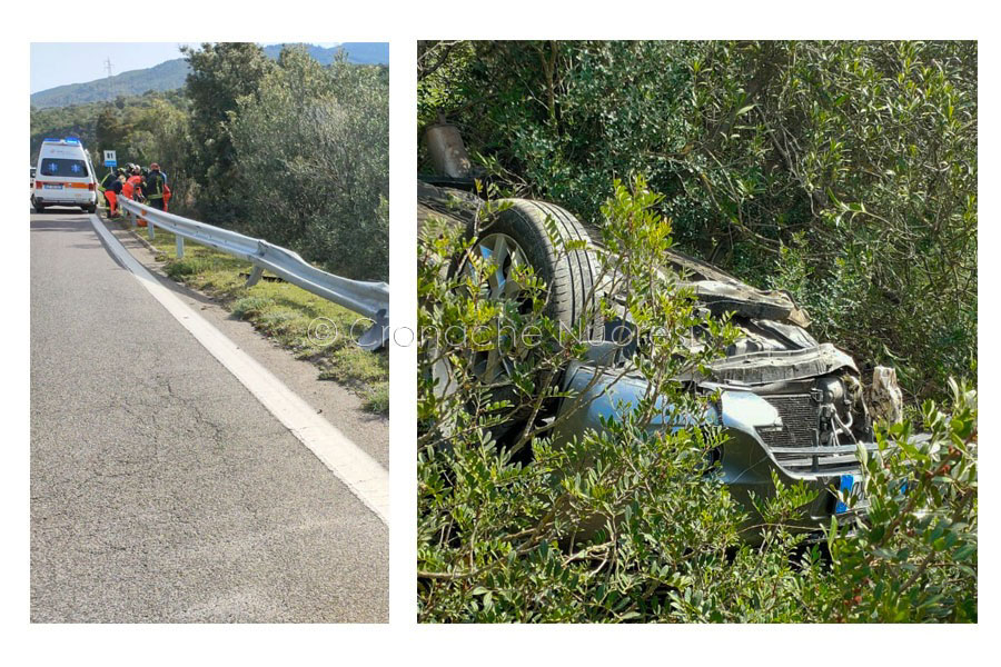 Siniscola. Perdono il controllo dell’auto sulla 131 DCN e si ribaltano fuori strada: feriti due anziani