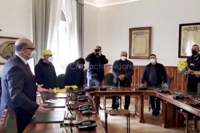 L'incontro col prefetto di Nuoro (foto S.Meloni)