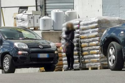 Nuoro, assalto al pellet (foto S.Novellu)