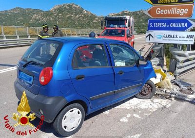 La Daewoo dopo l'incidente