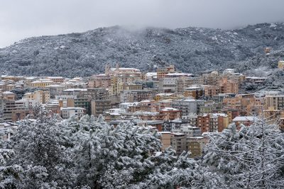 Nuoro sotto la neve (foto S.Novellu)