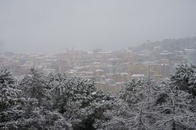Nuoro sotto la neve (foto S.Novellu)