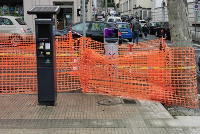 Nuoro, stalli per ricarica auto elettriche (foto S.Novellu)
