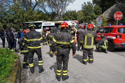 Un momento della maxi esercitazione sull'Ortobene (foto S.Novellu)