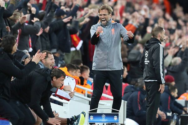 Il Liverpool vince a Lisbona, 3-1 al Benfica