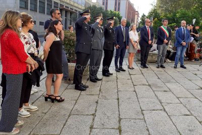A Nuoro un minuto di silenzio per ricordare Giovanni Falcone (foto Nieddu)