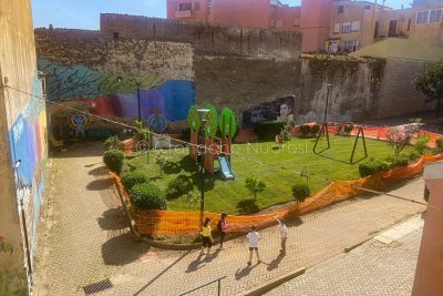 Nuoro, un parco di Santu Predu ripulito dalle erbacce