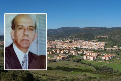Bosa e, nel riquadro, il dottor Mario Sanna