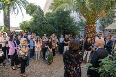 Inaugurazione della mostra su Maria Lai a Spazio Ilisso (foto S.Novellu)