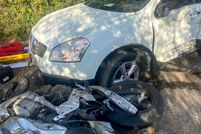 La scena dell'incidente