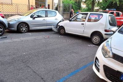 La scena dell'incidente (foto F.Nieddu)
