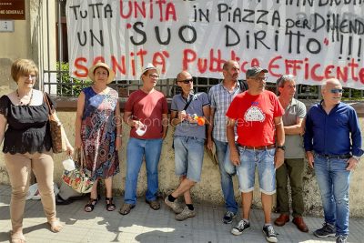 Nuoro, Manifestazione per la sanità (foto F. Nieddu)