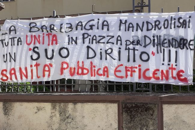 Nuoro, Manifestazione per la sanità (foto F. Nieddu)