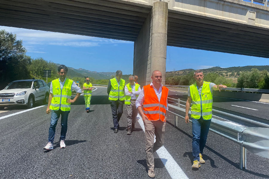 Sopralluogo dell’assessore Salaris sulla 131 DCN: riaperto il tratto Budoni- San Teodoro