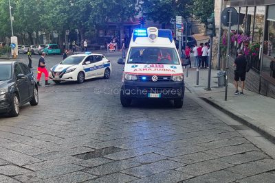 Traffico bloccato a Pont'e ferru (foto S.Novellu)
