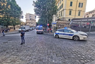 Traffico bloccato a Pont'e ferru (foto S.Novellu)
