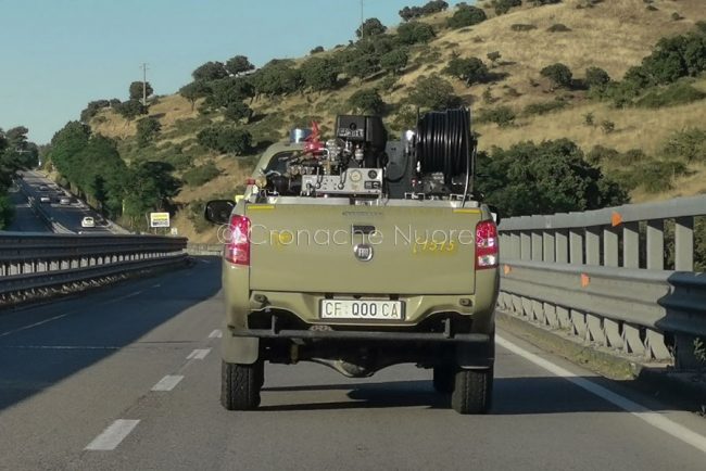 Un mezzo del Corpo Forestale