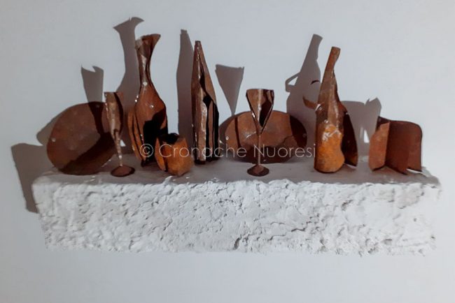 Un'opera di Salvatore Delogu (foto F.Nieddu)