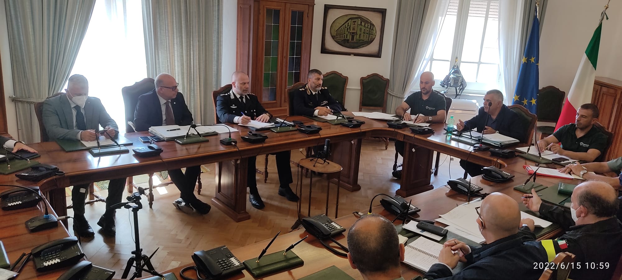 In Prefettura a Nuoro focus sulla campagna antincendi dopo il rogo di lunedì