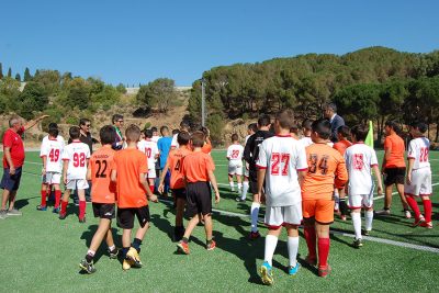 Inaugurazione del campo sportivo alla Solitudine