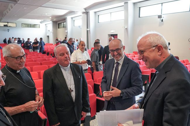 Mons. Baturi nel giorno della nomina a segretario generale della CEI