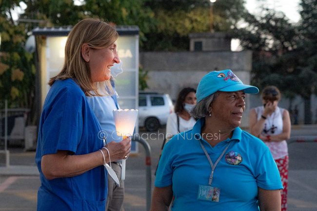 Nuoro, fiaccolata per la sanita' (foto S.Novellu)