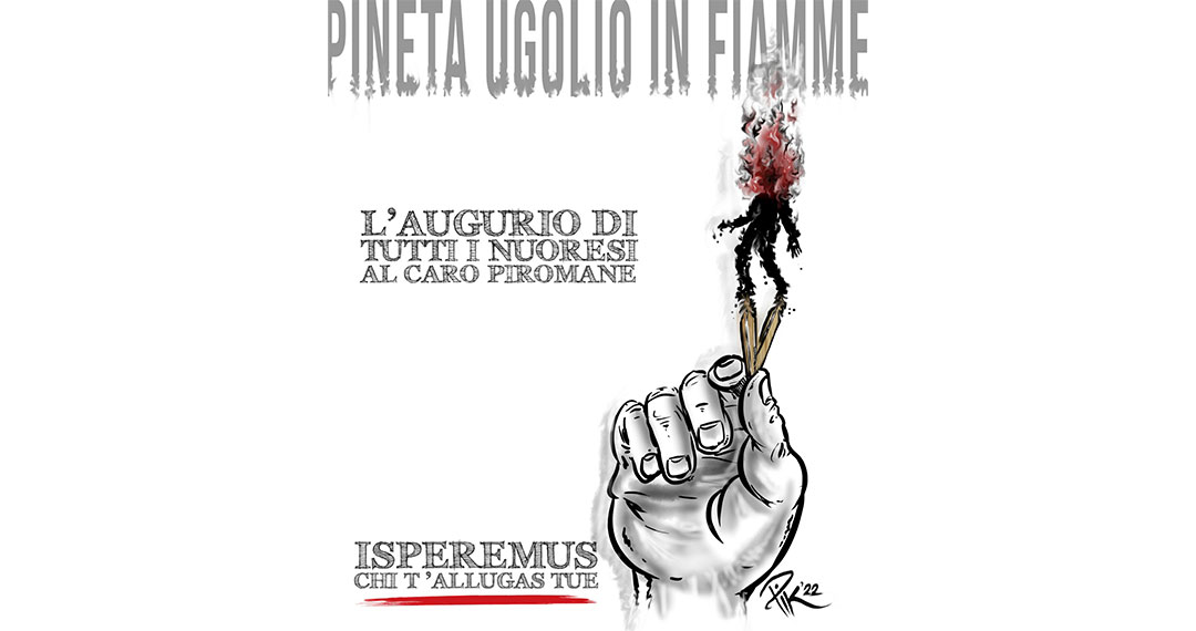 Pineta di Ugolio in fiamme…