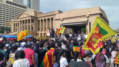 Protesta antigovernativa in Sri Lanka