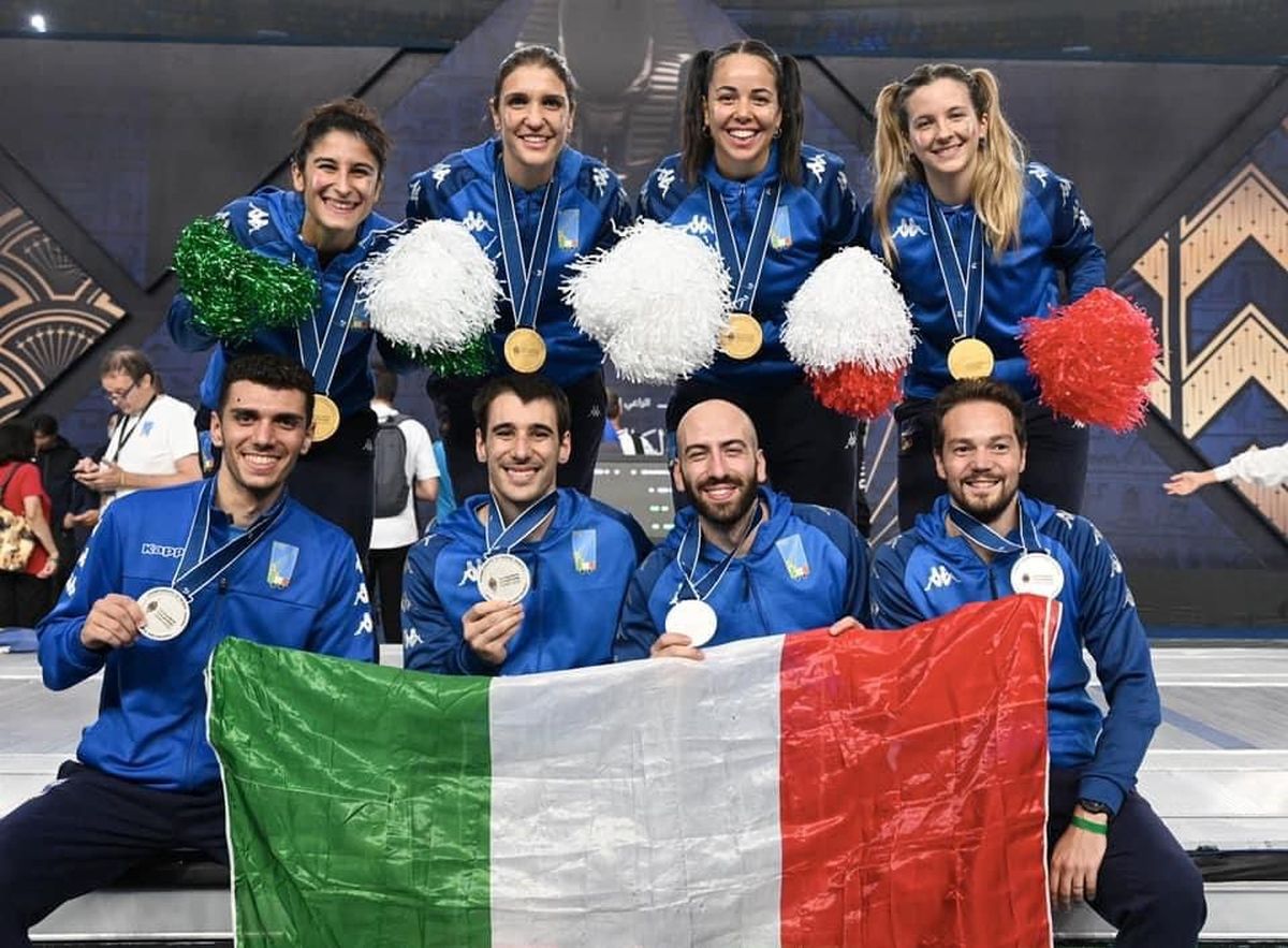 Mondiali scherma, oro fioretto donne e argento spada uomini