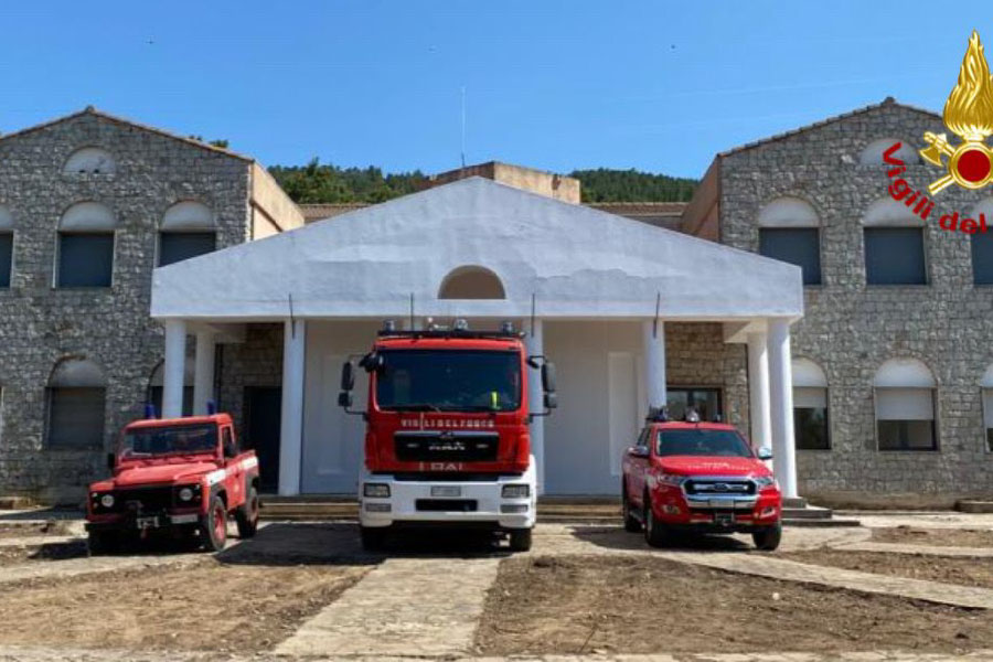 A Villagrande Strisaili da oggi operativo il presidio Rurale dei Vigili del Fuoco