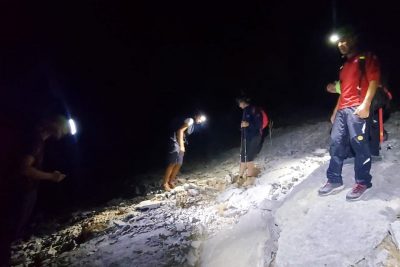 L'intervento di soccorso sul Supramonte di Oliena