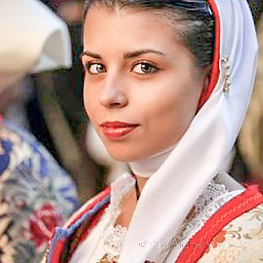 Redentore 2022: Marika in abito tradizionale di Siniscola