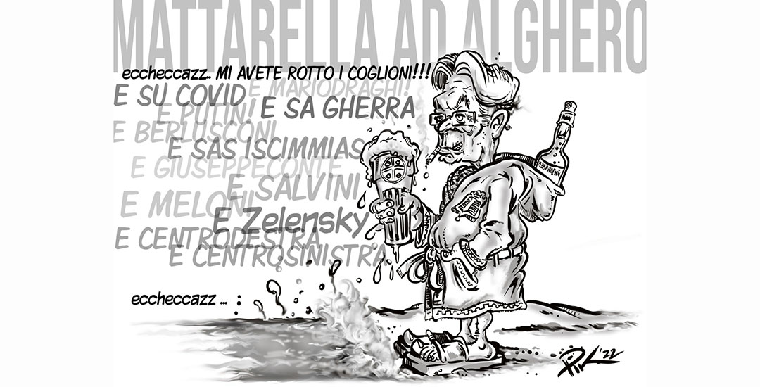 Mattarella in vacanza ad Alghero